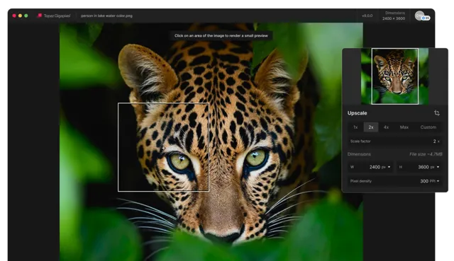 Topaz Labs Gigapixel: Cómo mejorar calidad de Imágenes con IA 3 gigapixel topaz labs zoom