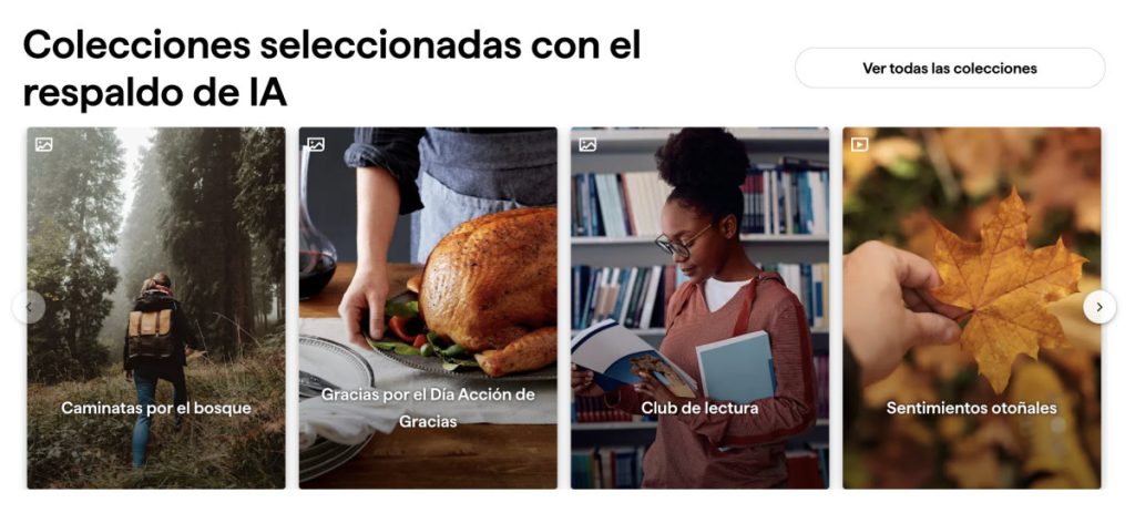 Cómo los Diseñadores Usan Shutterstock para Optimizar su Flujo de Trabajo Creativo 5 shutterstock colecciones con apoyo ia