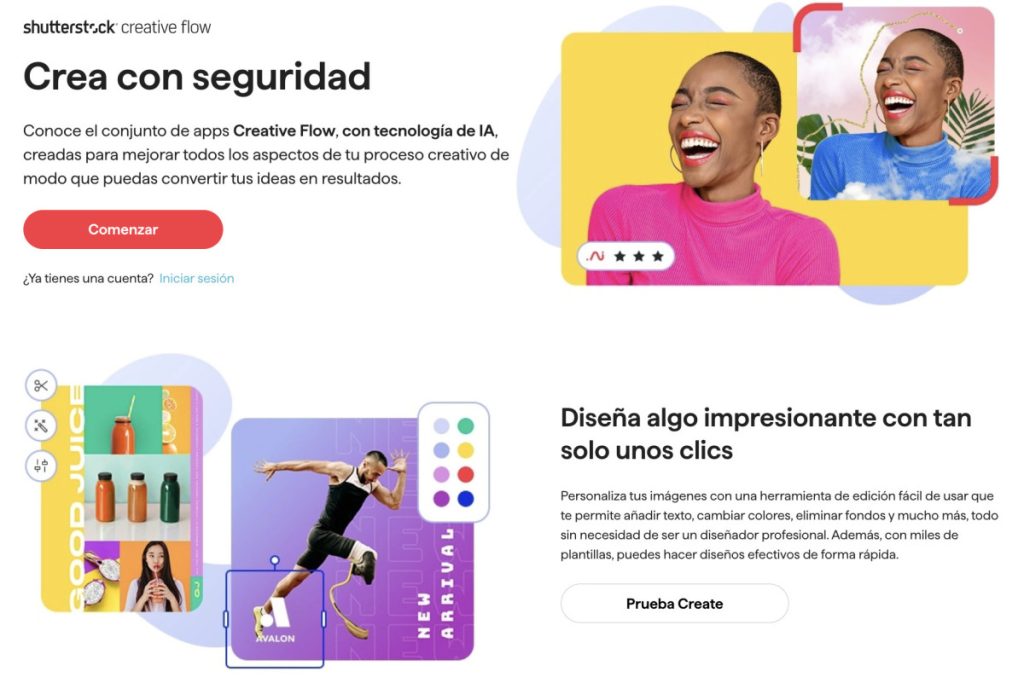 Shutterstock para Creadores de Contenido: Monetiza, Personaliza y Crea Más Rápido 7 shutterstock creative flow