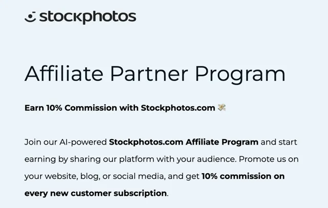 Convierte a tu Audiencia en Ingresos con el Nuevo Programa de Afiliados de Stockphotos.com 3 programa de afiliados stockphotos.com resumen