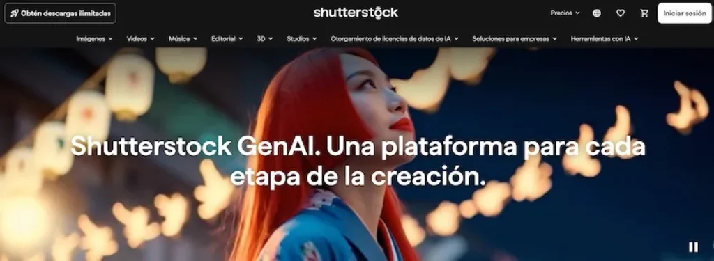 lA-generativa de Shutterstock